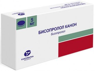 БИСОПРОЛОЛ КАНОН ТАБЛ. П/ПЛЕН/ОБ. 5МГ №60