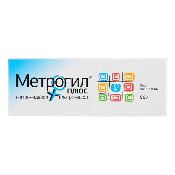 МЕТРОГИЛ ПЛЮС ГЕЛЬ ВАГ. 20МГ+10МГ/Г ТУБА 50Г+ АППЛИКАТОР №1