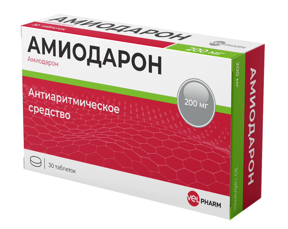 АМИОДАРОН ВЕЛФАРМ ТАБЛ. 200МГ №30
