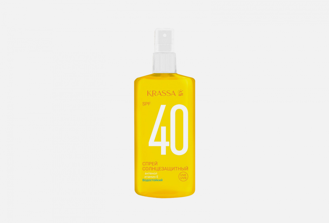 KRASSA СОЛНЦЕЗАЩИТНАЯ СЕРИЯ СПРЕЙ SPF40 150МЛ