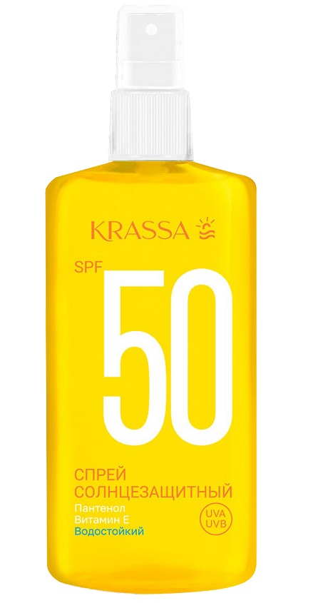 KRASSA СОЛНЦЕЗАЩИТНАЯ СЕРИЯ СПРЕЙ SPF50 150МЛ