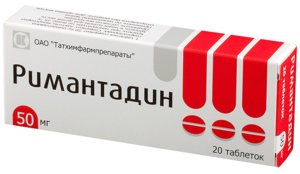 РИМАНТАДИН ТАБЛ. 50МГ №20 ТАТХИМФАРМПРЕПАРАТЫ