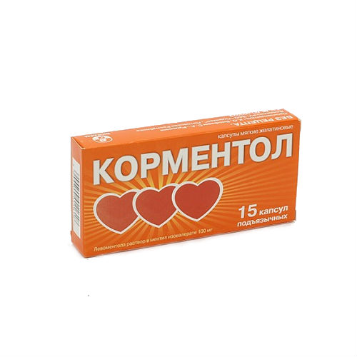 КОРМЕНТОЛ КАПС. ПОДЪЯЗ. 100МГ №15