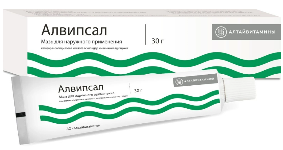 АЛВИПСАЛ МАЗЬ Д/НАРУЖ. ПРИМ. 30Г