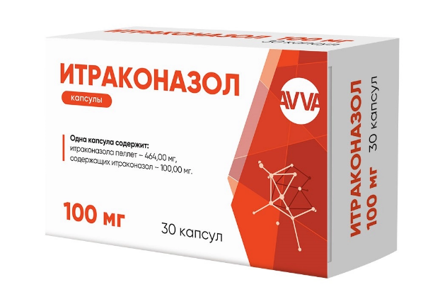 ИТРАКОНАЗОЛ КАПС. 100МГ №30 АВВА РУС