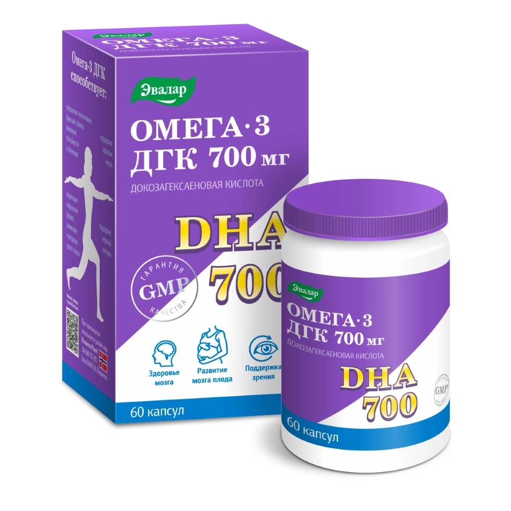 ОМЕГА-3 ДГК КАПС. ПО 0,75Г №60 ЭВАЛАР