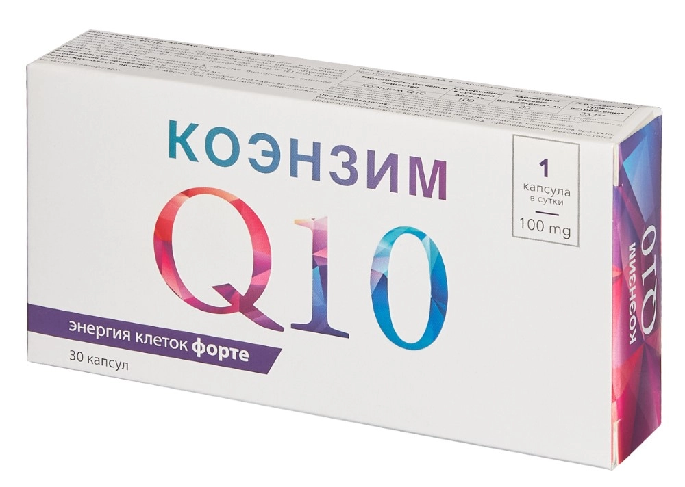 КОЭНЗИМ Q10 ЭНЕРГИЯ КЛЕТОК ФОРТЕ КАПС. №30