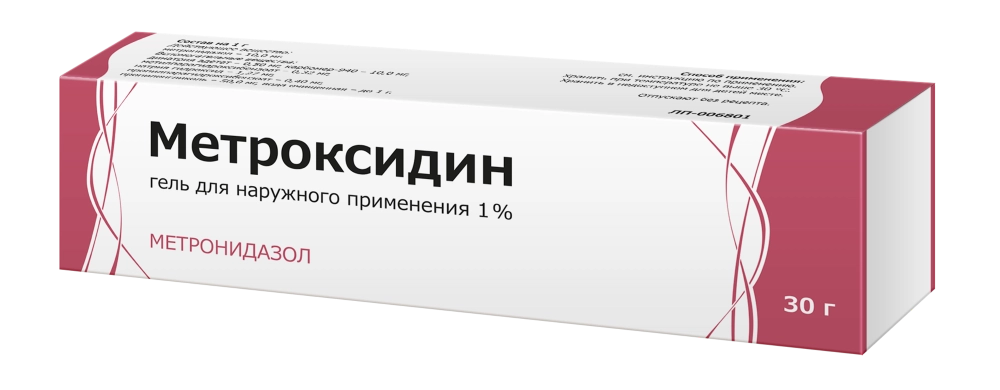 МЕТРОКСИДИН ГЕЛЬ Д/НАРУЖ. ПРИМ. 1% ТУБА 30Г ТУЛЬСКАЯ ФФ