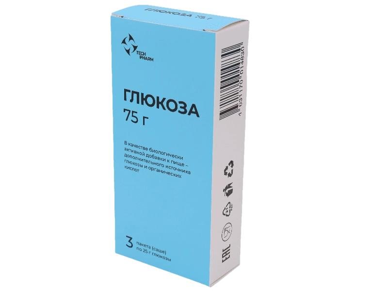 ГЛЮКОЗА ПОР. ПАКЕТ ПО 25Г №3