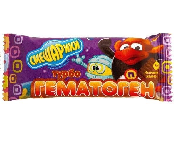 ГЕМАТОГЕН ТУРБО ДЕТСКИЙ СМЕШАРИКИ 35Г