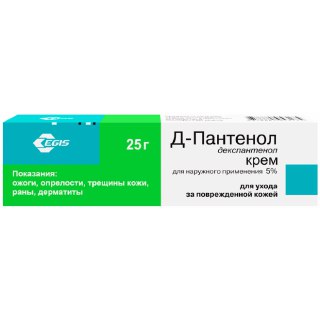 Д-ПАНТЕНОЛ КРЕМ Д/НАРУЖ. ПРИМ. 5% ТУБА 25Г ЯДРАН