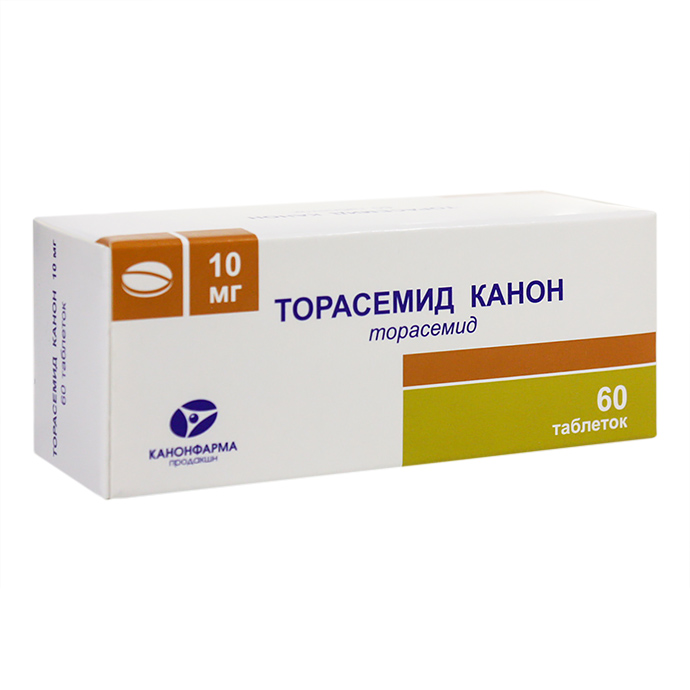 ТОРАСЕМИД КАНОН ТАБЛ. 10МГ №60