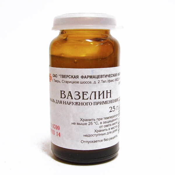 ВАЗЕЛИН МАЗЬ Д/НАРУЖ. ПРИМ. БАНКА 25Г ТВЕРСКАЯ ФФ