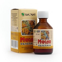ОБЛЕПИХОВОЕ МАСЛО ФЛ. 50МЛ БИОЛИТ