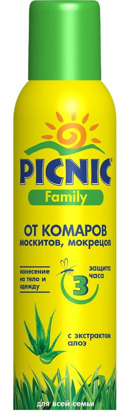 ПИКНИК ФЭМИЛИ АЭРОЗОЛЬ ОТ КОМАРОВ ФЛ. 150МЛ