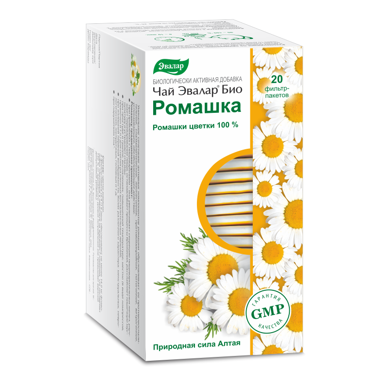 ЭВАЛАР БИО ЧАЙ РОМАШКА Ф/П 1,2Г №20