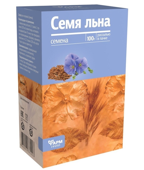 ЛЬНА СЕМЕНА 100Г ФАРМГРУПП