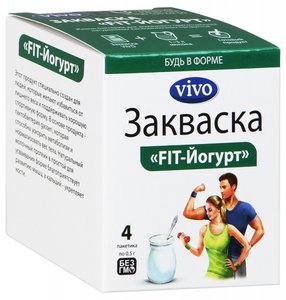 ВИВО ЗАКВАСКА БАКТЕРИАЛЬНАЯ FIT-ЙОГУРТ 0,5Г №4