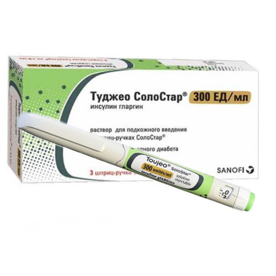 ТУДЖЕО СОЛО СТАР Р-Р ДЛЯ П/К ВВЕД. 300ЕД/МЛ КАРТРИДЖ В ШПРИЦ-РУЧКЕ 1,5МЛ №3