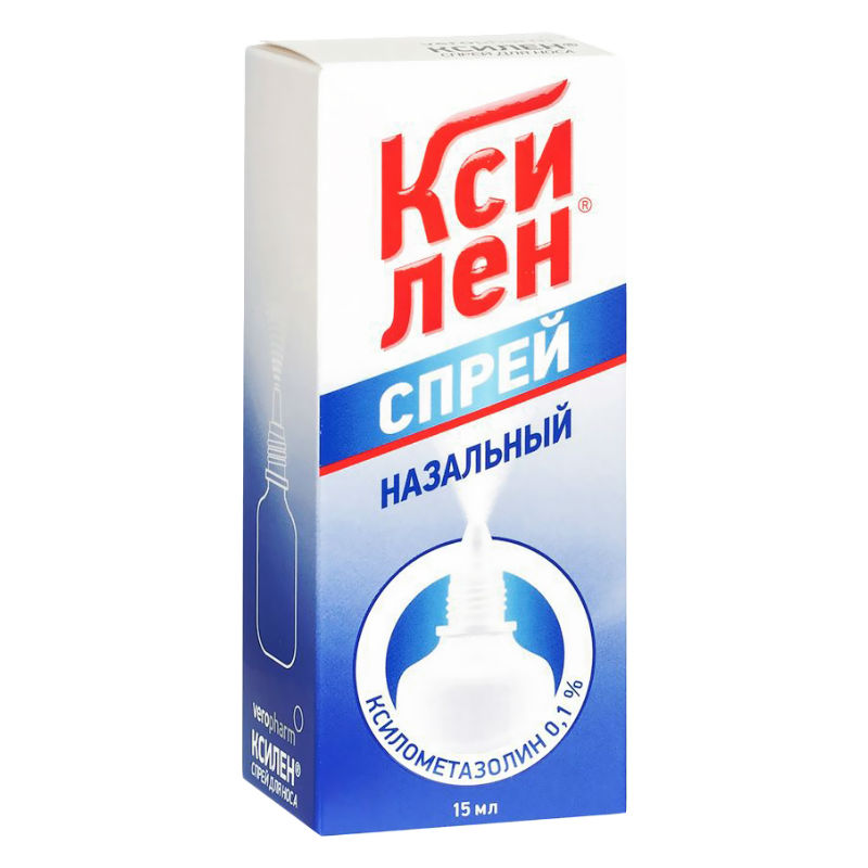 КСИЛЕН СПРЕЙ НАЗ. 0,1% ФЛ. 15МЛ