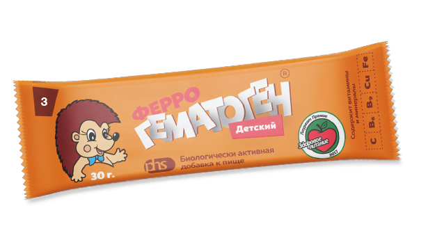 ФЕРРОГЕМАТОГЕН ДЕТСКИЙ ПАСТИЛКИ ЖЕВ. 30Г