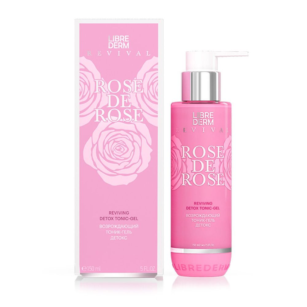 ЛИБРИДЕРМ ROSE DE ROSE ТОНИК-ГЕЛЬ ВОЗРОЖДАЮЩИЙ ДЕТОКС 150МЛ