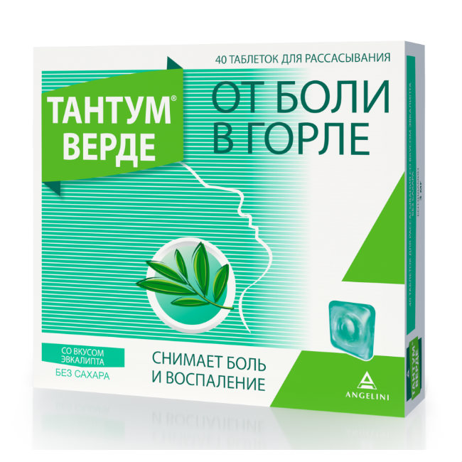 ТАНТУМ ВЕРДЕ ТАБЛ. Д/РАССАС. 3МГ №40 ЭВКАЛИПТ