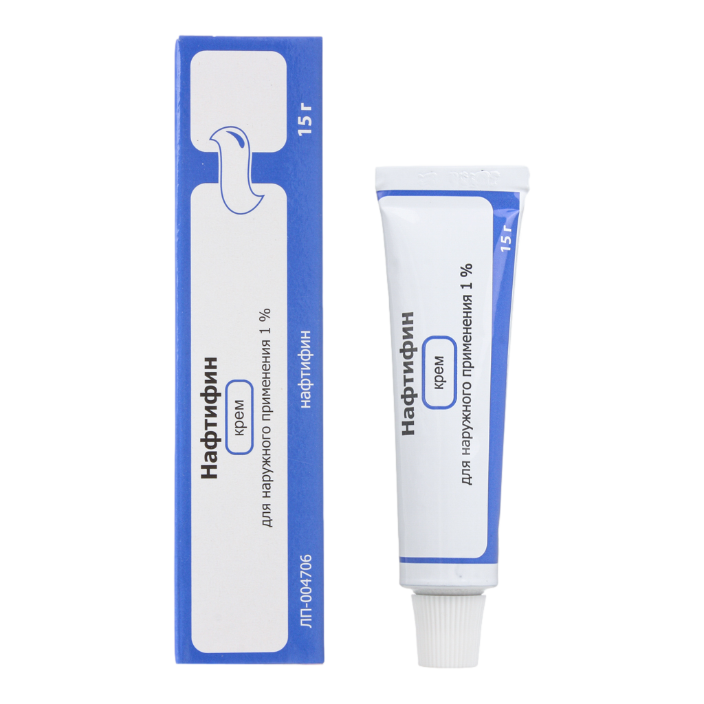 НАФТИФИН КРЕМ Д/НАРУЖ. ПРИМ. 1% ТУБА 15Г ТУЛЬСКАЯ ФФ
