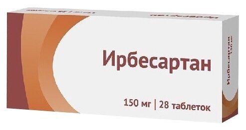 ИРБЕСАРТАН ТАБЛ. П/ПЛЕН/ОБ. 150МГ №28 ОЗОН