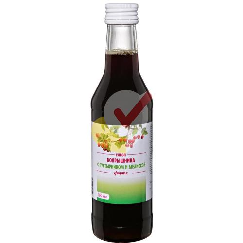 СИРОП БОЯРЫШНИКА С ПУСТЫРНИКОМ И МЕЛИССОЙ ФОРТЕ 250МЛ