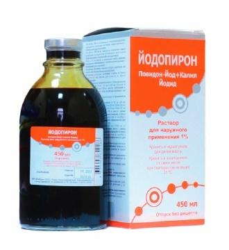 ЙОДОПИРОН Р-Р Д/НАРУЖ. ПРИМ. 1% ФЛ. 450МЛ №1