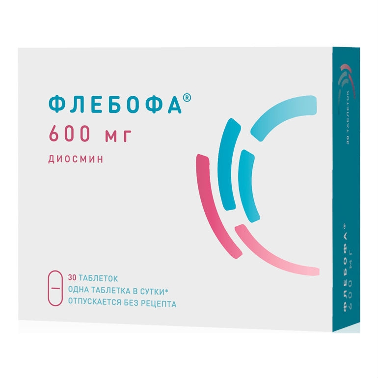 ФЛЕБОФА ТАБЛ. 600МГ №30