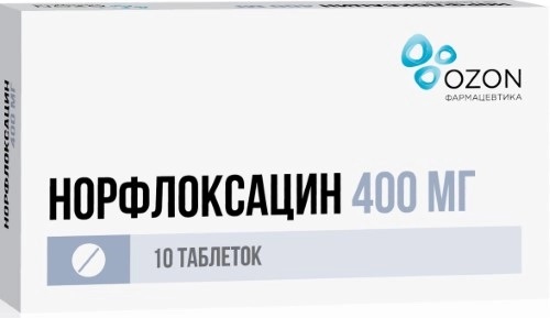 НОРФЛОКСАЦИН ТАБЛ. П/ПЛЕН/ОБ. 400МГ №10 ОЗОН