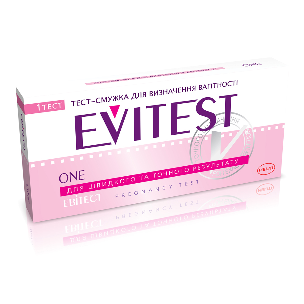 ЭВИТЕСТ ТЕСТ ДЛЯ ОПРЕДЕЛЕНИЯ БЕРЕМЕННОСТИ ONE №1