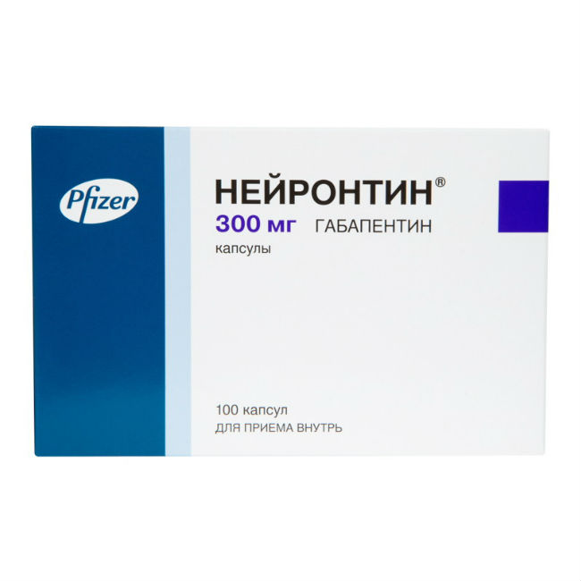 НЕЙРОНТИН КАПС. 300МГ №100
