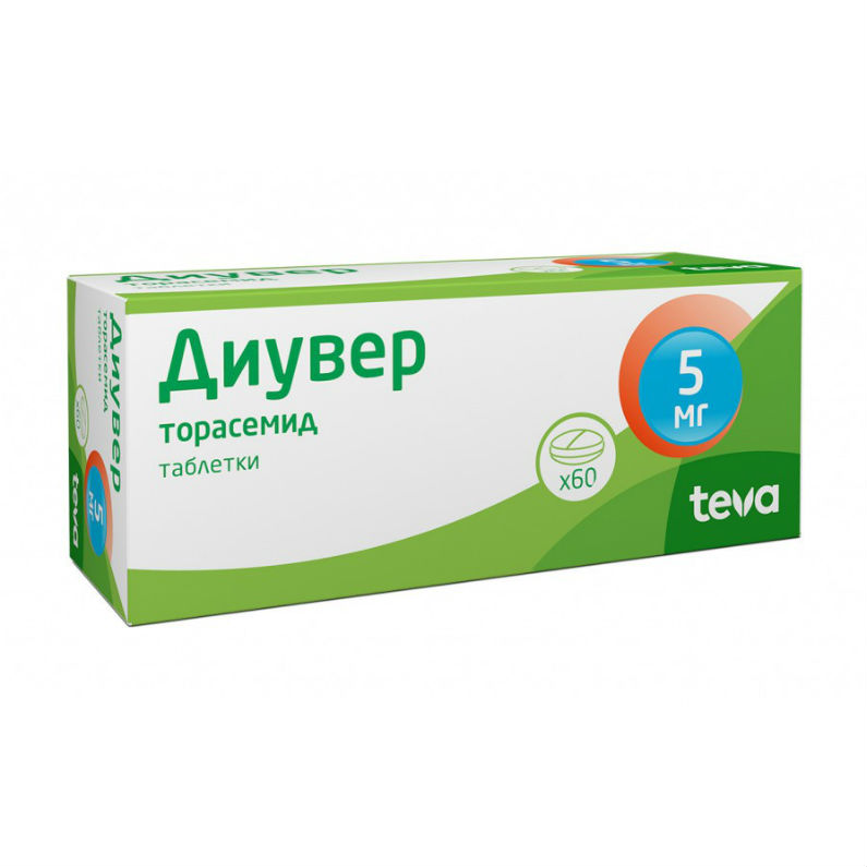 ДИУВЕР ТАБЛ. 5МГ №60