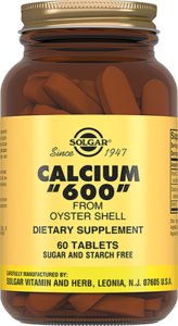 СОЛГАР КАЛЬЦИЙ 600 ИЗ РАКОВИН УСТРИЦ ТАБЛ. №60