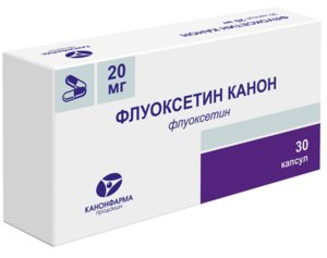 ФЛУОКСЕТИН-КАНОН КАПС. 20МГ №30