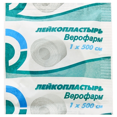 ЛЕЙКОПЛАСТЫРЬ ФИКСИРУЮЩИЙ 1Х500СМ КОНТУРНАЯ УП. ВЕРОФАРМ