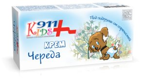 911 КИДС КРЕМ ПОД ПОДГУЗНИК ЧЕРЕДА 150МЛ