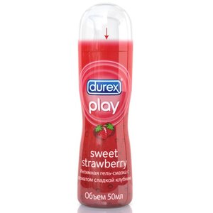 ДЮРЕКС PLAY SWEET STRAWBERRY ГЕЛЬ-СМАЗКА ИНТИМНАЯ АРОМАТ КЛУБНИКИ 50МЛ